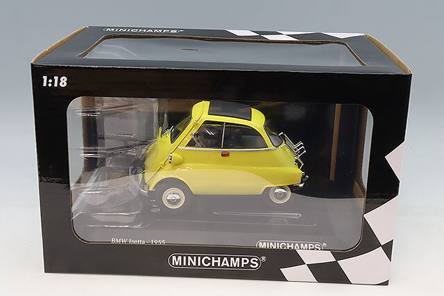 ミニチャンプス 1/18 BMW イセッタ 1955 イエロー