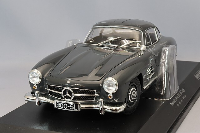 ミニチャンプス 1/18 メルセデスベンツ 300 SL (W198) 1955 ダークグレー
