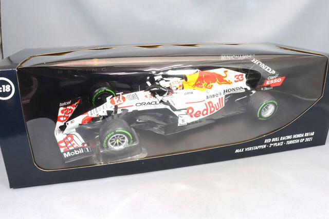 ミニチャンプス 1/18 レッドブル レーシング ホンダ RB16B 2021 トルコ 