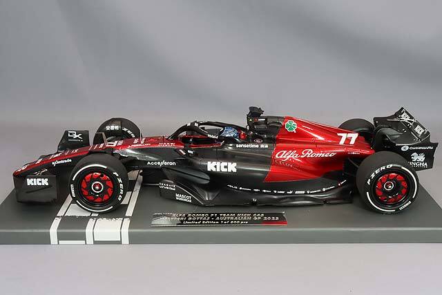 ミニチャンプス 1/18 アルファロメオ F1チーム ステーク C43 2023 F1 