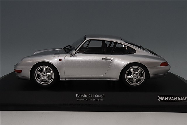 ミニチャンプス 1/18 ポルシェ 911 (993) 1993 シルバー