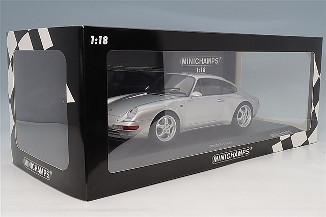 ミニチャンプス 1/18 ポルシェ 911 (993) 1993 シルバー