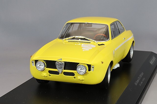 ミニチャンプス 1/18 アルファロメオ GTA 1300 ジュニア 1971 イエロー 