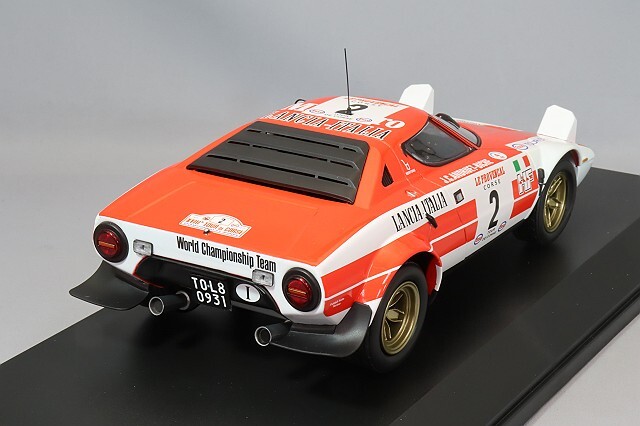 ミニチャンプス 1/18 ランチア ストラトス 1974 ツールドコルス ラリー  