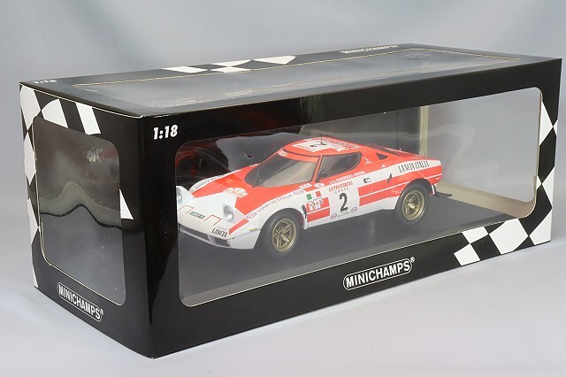 ミニチャンプス 1/18 ランチア ストラトス 1974 ツールドコルス ラリー  
