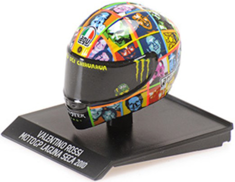 ☆予約品☆ ミニチャンプス 1/10 ヘルメット バレンティーノ・ロッシ