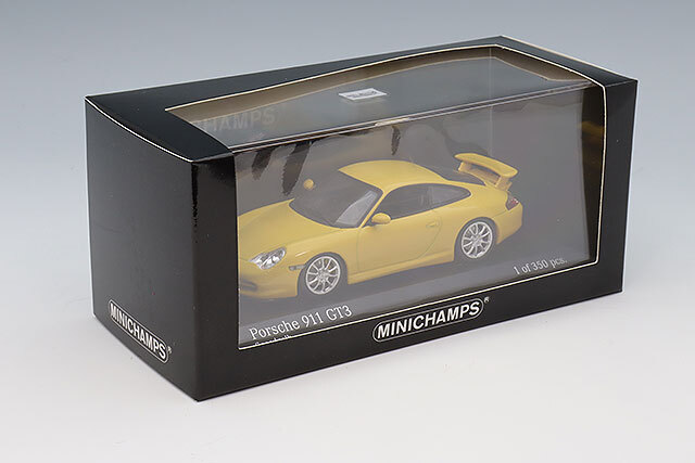 ミニチャンプス 1/43 ポルシェ 911 GT3 2003 イエロー