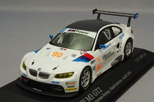 ミニチャンプス 1/43 BMW M3 GT2 E92 レイホールレターマン 2009 ALMS 