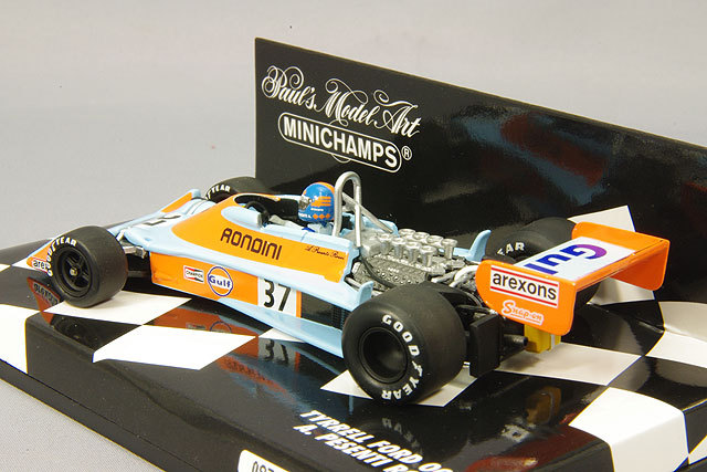 ミニチャンプス 1/43 ティレル フォード 007 GULF 1976 F1 #37 A.P.ロッシ 
