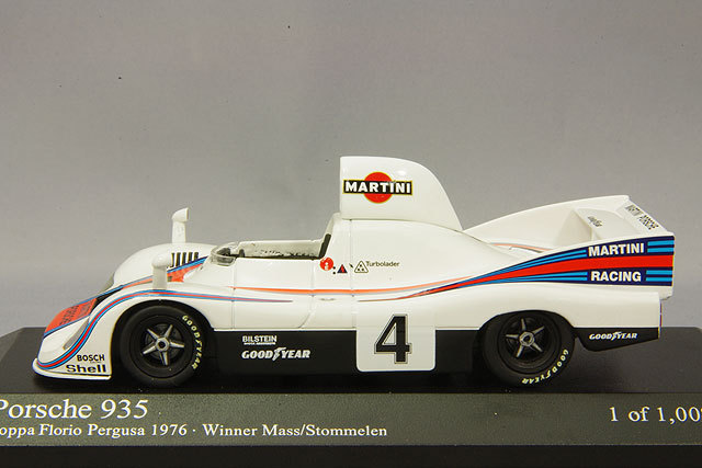 ミニチャンプス 1/43 ポルシェ 936/76 マルティニ 1976 COPA FLORIO  