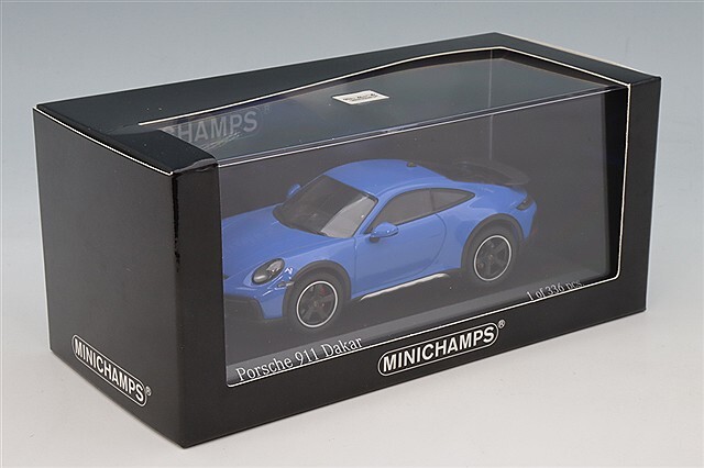 ミニチャンプス 1/43 ポルシェ 911 ダカール 2022 ブルー