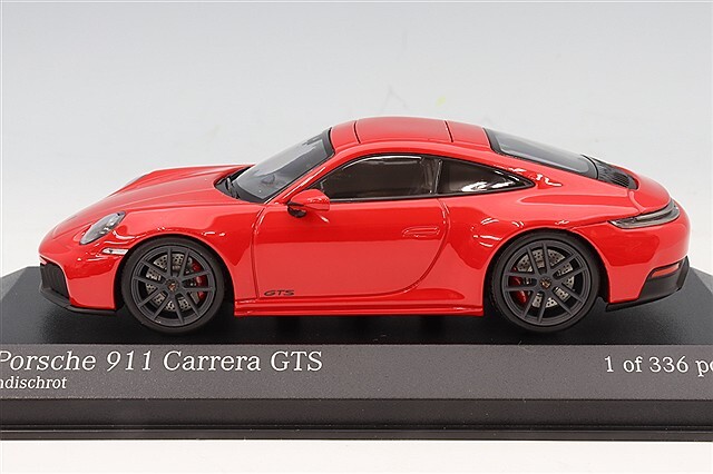 ミニチャンプス 1/43 ポルシェ 911 (992.2) カレラ GTS 2024 レッド