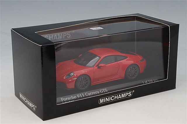 ミニチャンプス 1/43 ポルシェ 911 (992.2) カレラ GTS 2024 レッド
