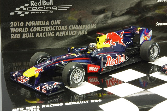 ミニチャンプス 1/43 レッドブル ルノー RB6 2010 F1 コンストラク 