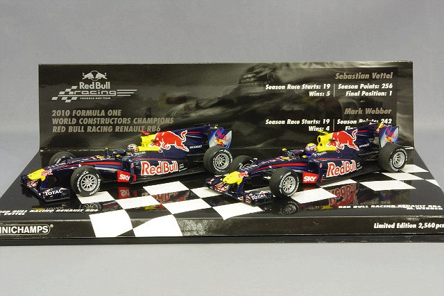 ミニチャンプス 1/43 レッドブル ルノー RB6 2010 F1 コンストラク 