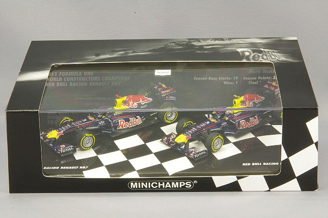 ミニチャンプス 1/43 レッドブル レーシング ルノー RB7 2011 F1 