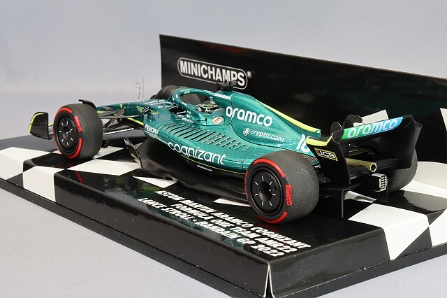 ☆ ミニチャンプス 1/43 アストンマーチン アラムコ コグニザント F1チーム AMR22 2022 F1 バーレーンGP #18 L.ストロール