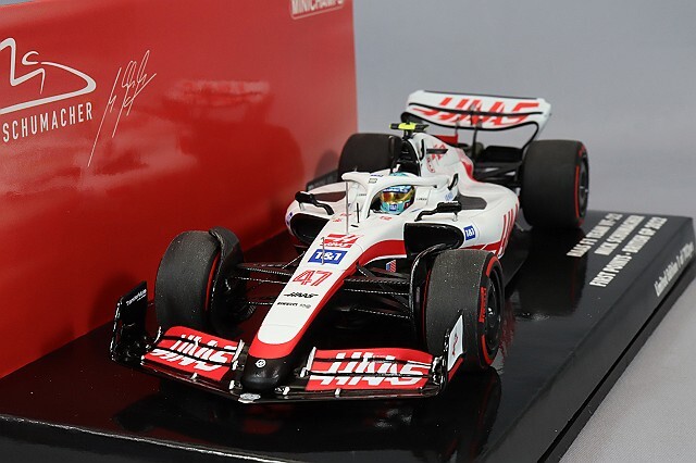 ミニチャンプス 1/43 ハース F1チーム VF-22 2022 F1 イギリスGP #47 M  