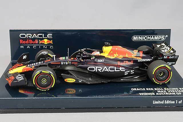 1/43 レッド ブル レーシング ホンダ オーストリアGP 2019 ウィナー ミニチャンプス 1/43 オラクル レッドブルレーシング ホンダ RB19 2023