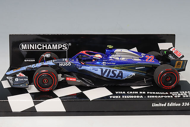 ミニチャンプス 1/43 ビザ キャッシュ RB F1チーム VCARB 01 2024