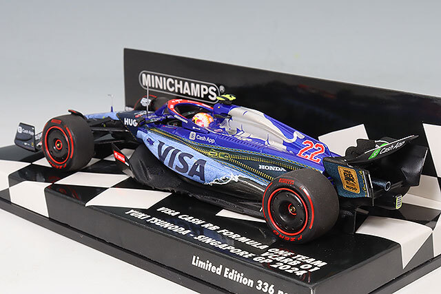 ミニチャンプス 1/43 ビザ キャッシュ RB F1チーム VCARB 01 2024