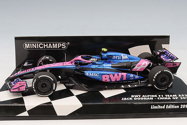 ミニチャンプス 1/43 BWT アルピーヌ F1チーム A525 2025 中国GP #7 J