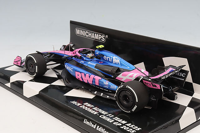 ミニチャンプス 1/43 BWT アルピーヌ F1チーム A525 2025 中国GP #7 J