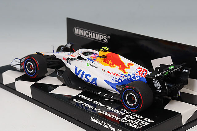 ミニチャンプス 1/43 ビサ キャッシュ RB F1チーム VCARB 02 リアム