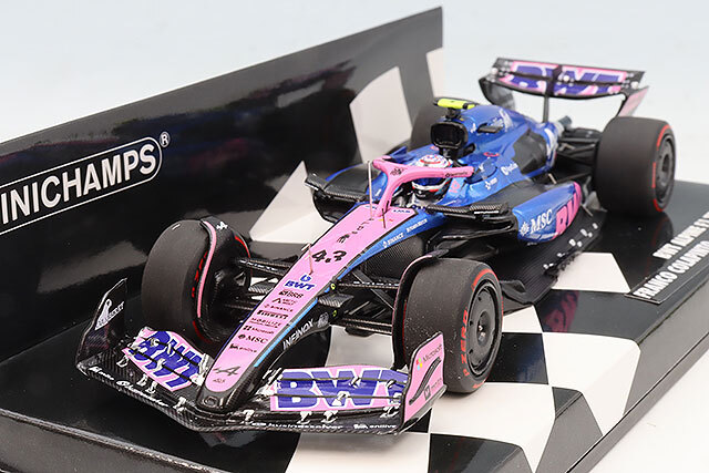 ミニチャンプス 1/43 BWT アルピーヌ F1チーム A525 フランコ