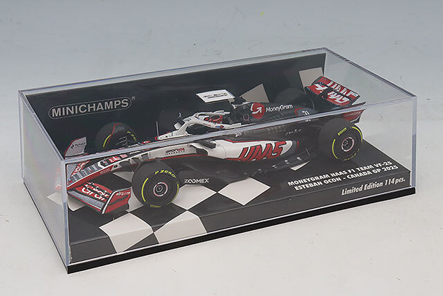 ミニチャンプス 1/43 マネーグラム ハース F1チーム VF-25 エステバン
