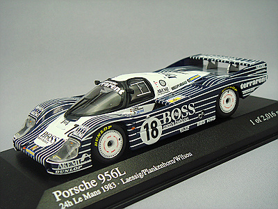 ミニチャンプス 1/43 ポルシェ 956 BOSS 1983 ルマン24H 7位 #18