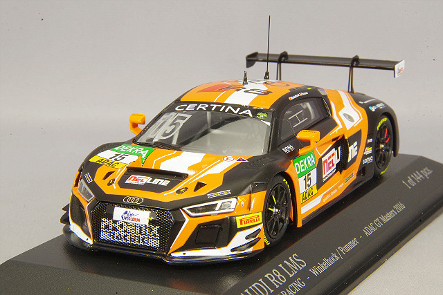 ミニチャンプス 1/43 アウディ R8 LMS 2016 ADAC GTマスターズ #15 M
