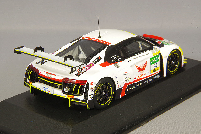 ミニチャンプス 1/43 アウディ R8 LMS 2016 ADAC GTマスターズ #34