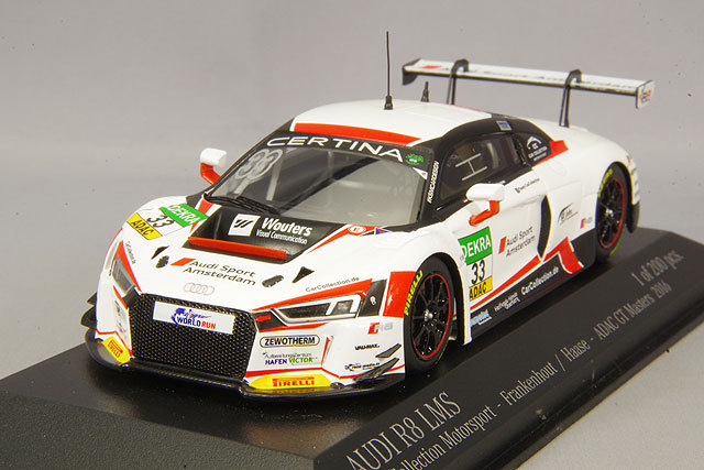 ミニチャンプス 1/43 アウディ R8 LMS 2016 ADAC GTマスターズ #33 C