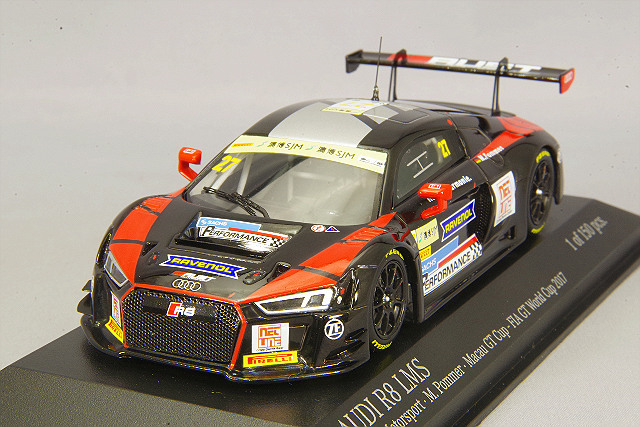 PMA 1/43 アウディ R8 LMS 2017 ADAC GT マスターズ ミニチャンプス 1/43 アウディ R8 LMS 2017 マカオ GTカップ FIA GT