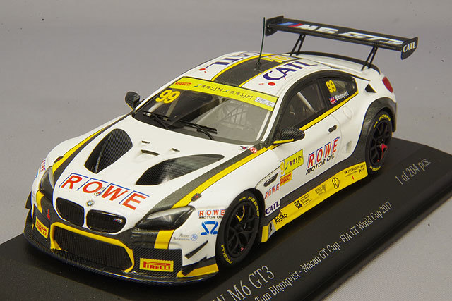ミニチャンプス 1/43 BMW M6 GT3 2017 マカオ GTカップ FIA GT