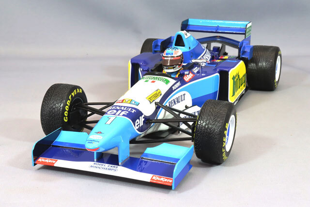 ミニチャンプス 1/18 ベネトン ルノー B195 F1 1995 日本GP #1 