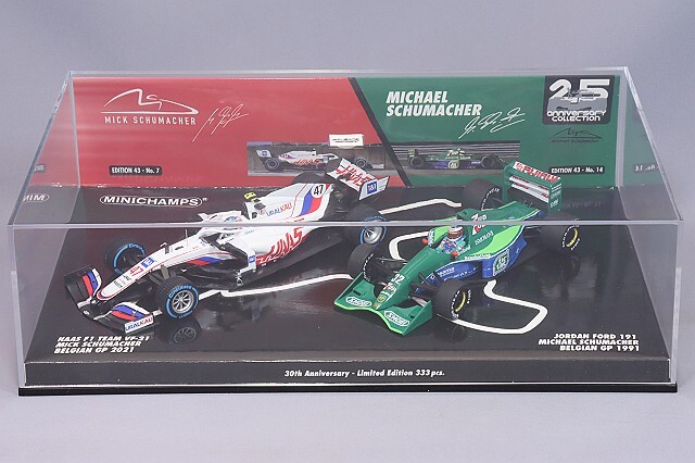 中古】【非常に良い】Minichamps DP 1/43 こだわら ジョーダン2台  