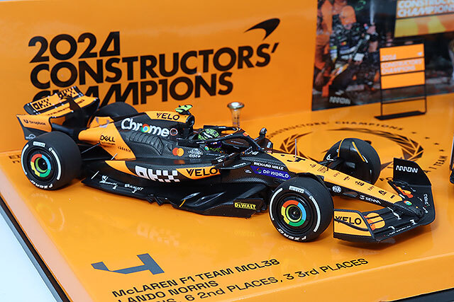 ミニチャンプス 1/43 マクラーレン F1チーム MCL38 ノリス/ピアストリ