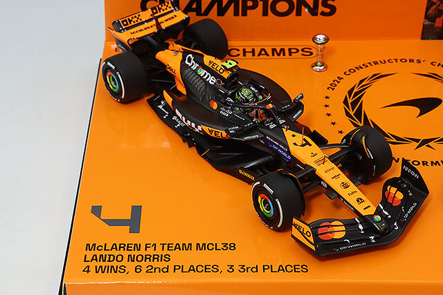 ミニチャンプス 1/43 マクラーレン F1チーム MCL38 ノリス/ピアストリ