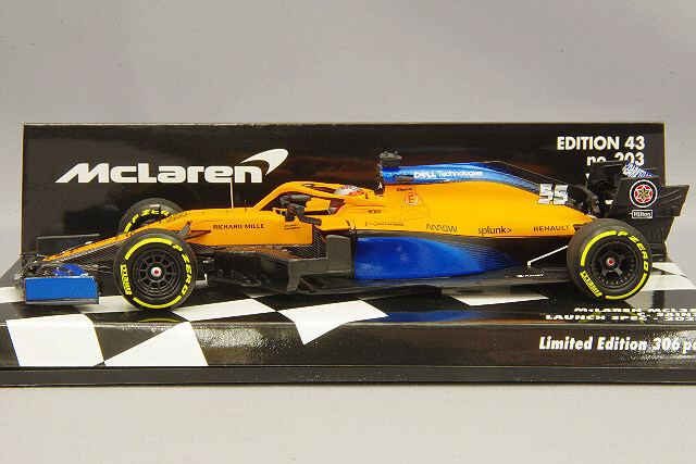 ミニチャンプス 1/43 マクラーレン ルノー MCL35 2020 F1