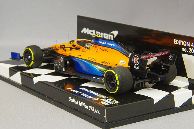 ミニチャンプス 1/43 マクラーレン ルノー MCL35 2020 F1 イタリアGP 4