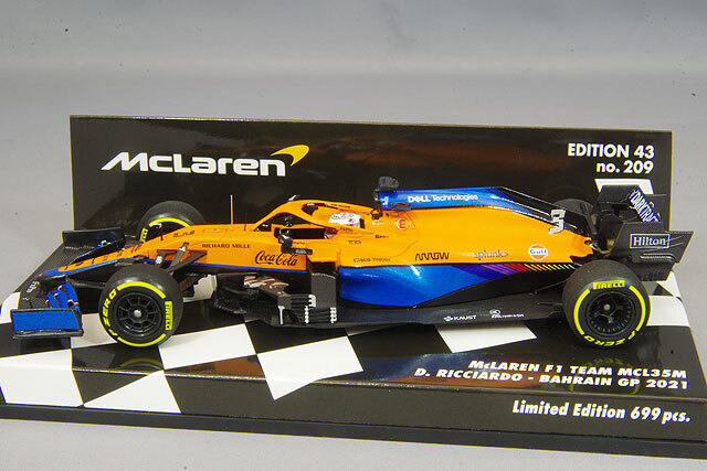 ミニチャンプス 1/43 マクラーレン F1 MCL35M 2021 F1 ミニチャンプス 1/43 マクラーレン F1チーム MCL35M 2021 F1