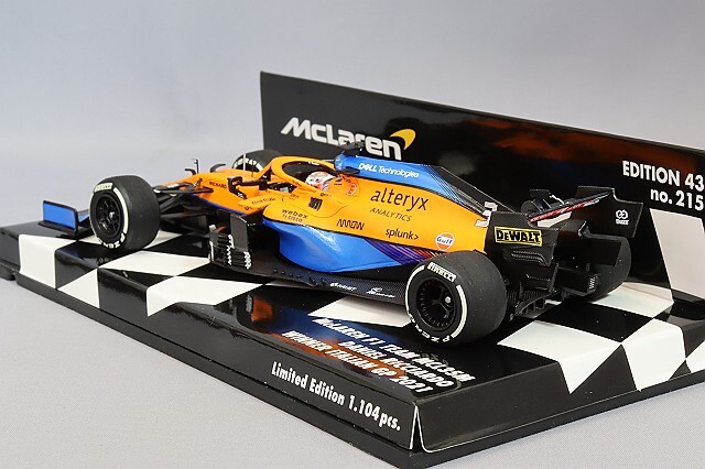 ミニチャンプス 1/43 マクラーレン F1チーム MCL35M 2021 F1 イタリア 
