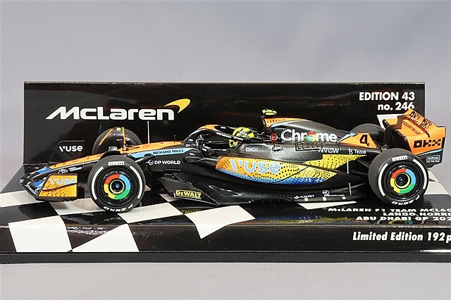 ミニチャンプス 1/43 マクラーレン F1チーム MCL60 2033 F1 アブダビGP