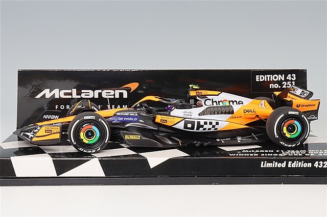 ミニチャンプス 1/43 マクラーレン F1チーム MCL38 2024 F1