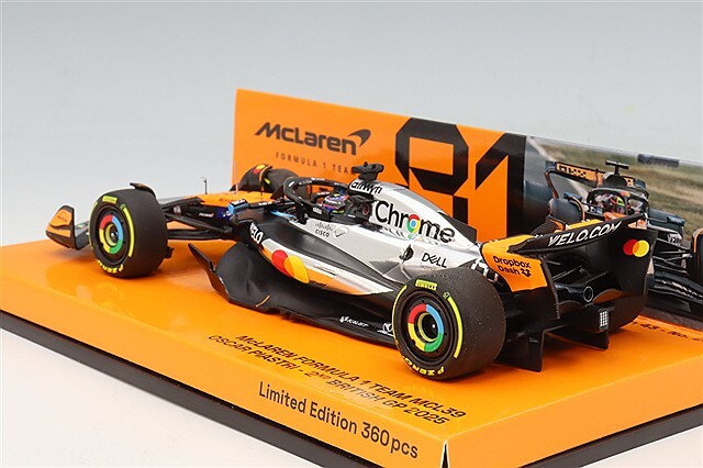 ミニチャンプス 1/43 マクラーレン F1チーム MCL39 2025 F1 イギリスGP