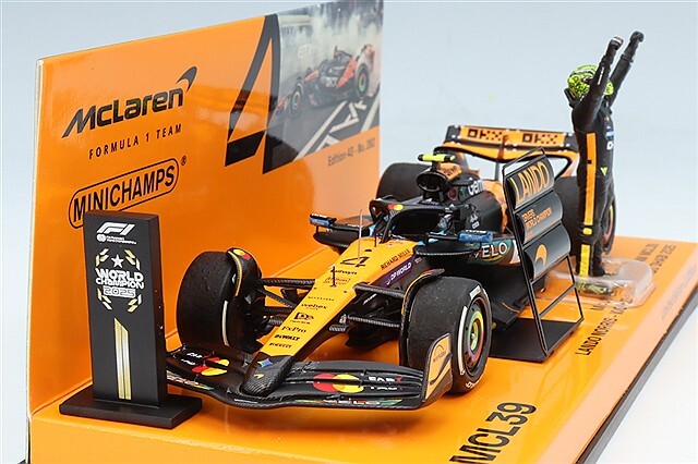ミニチャンプス 1/43 マクラーレン F1チーム MCL39 2025 F1 アブダビGP
