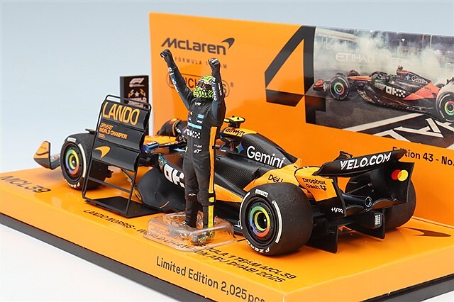 ミニチャンプス 1/43 マクラーレン F1チーム MCL39 2025 F1 アブダビGP