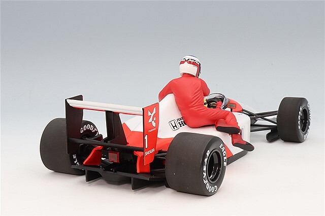 ミニチャンプスマクラーレンホンダMP4/6 Aセナ ブラジルGP 初優勝 8年越し悲願の母国GP初優勝｜伝説の軌跡｜Ayrton Senna｜Honda